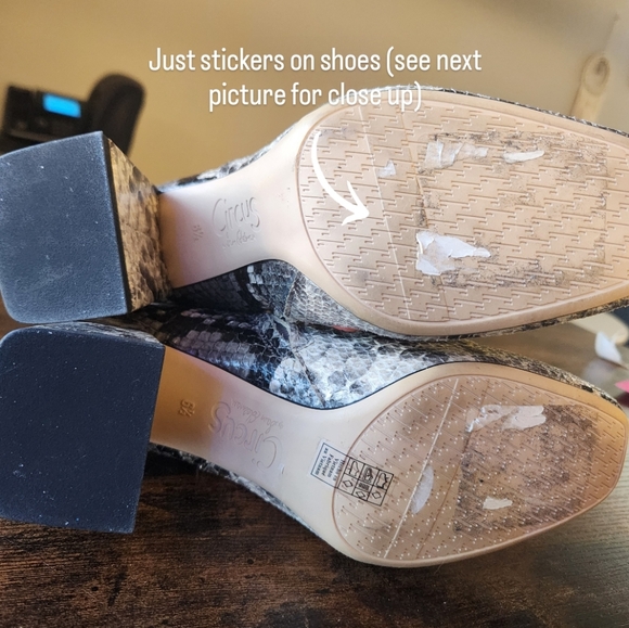 Circus NY by Sam Edelman "Kate" Women Snakeskin Ankle Booties - Picture 12 of 13